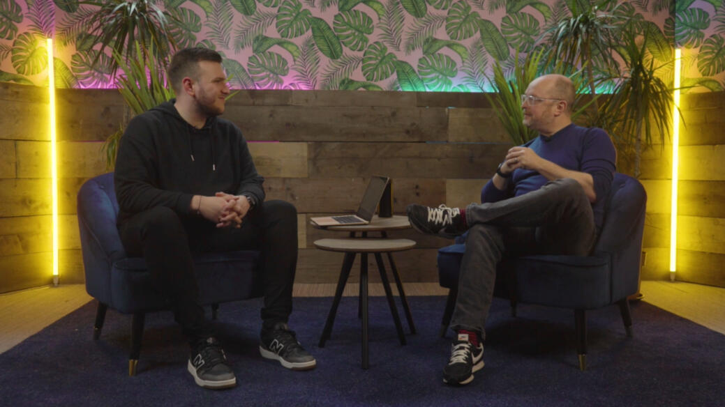 Chris Le'cand-Harwood hosting the Employer Content Marketing Pod